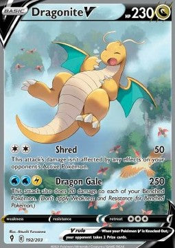 Dragonite V (EVS 192) PSA 10