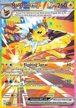 Jolteon ex (PRE 153)