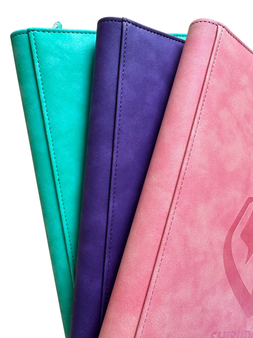 Premium Zipbinder 360 cards - Roze